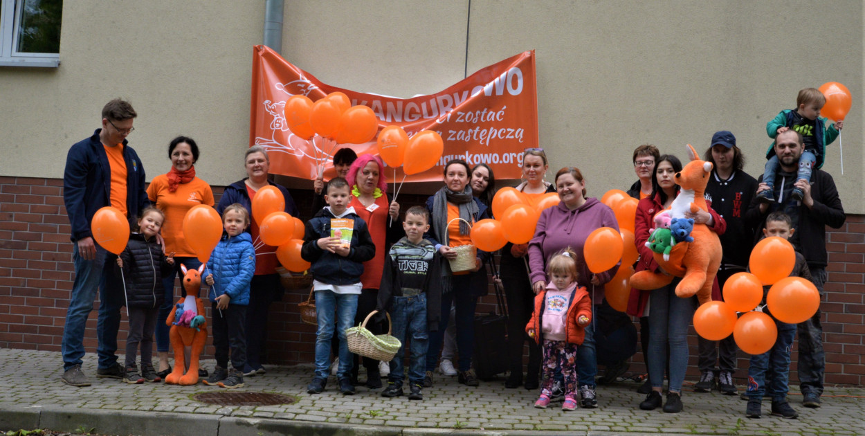 Tarnowskie Góry. Happening PCPR promujący rodziny zastępcze. Fot. Jarosław Myśliwski
