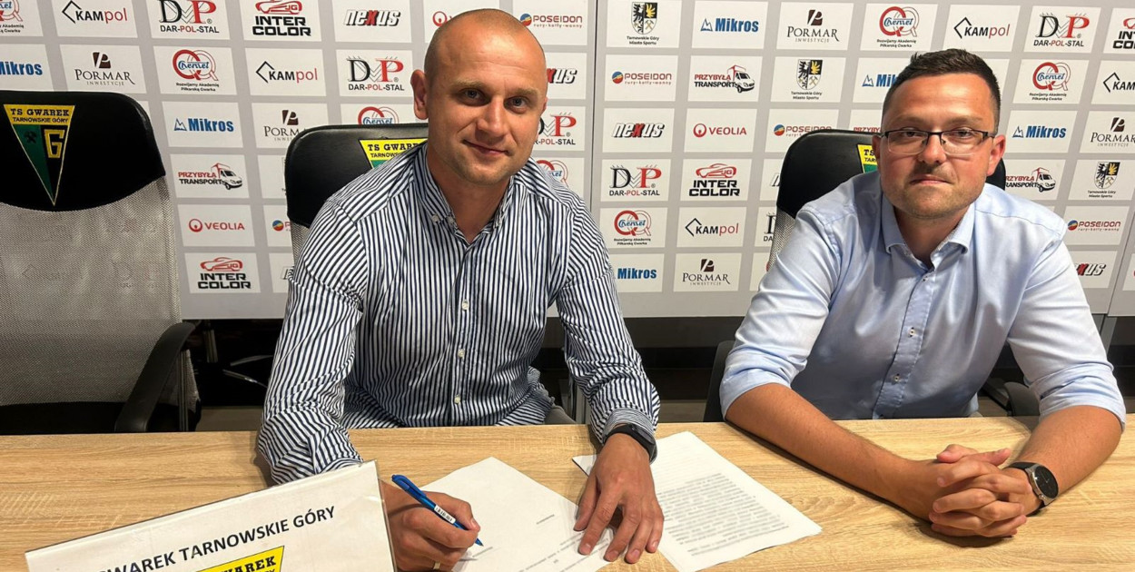 Bartłomiej Cymerys nowym trenerem Gwarka. Fot. Archiwum klubu 