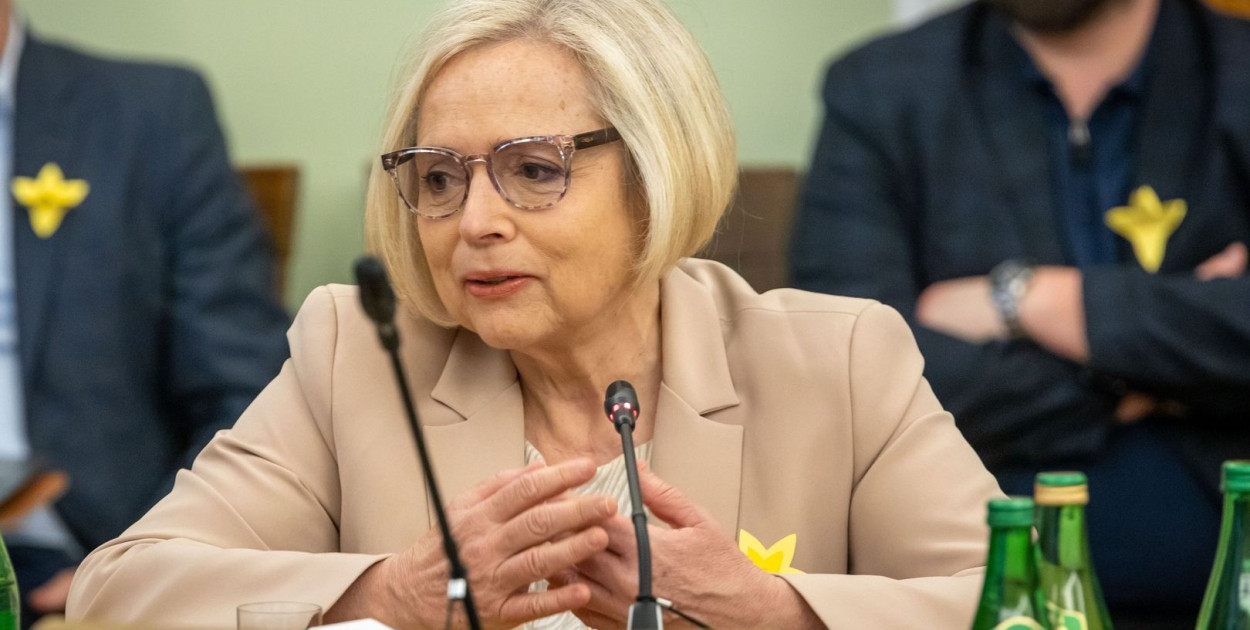 Na spotkaniu z Wandą Nowicką będzie mowa o endometriozie. Fot. FB Wandy Nowickiej