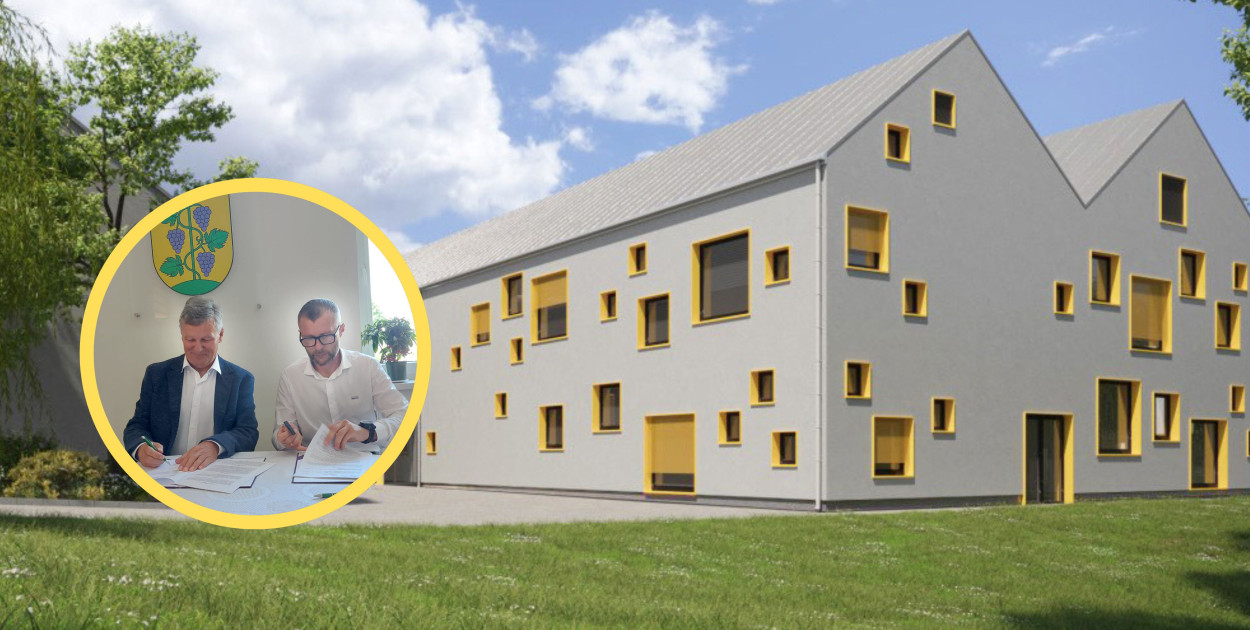 Tak ma wyglądać szkoła w Ziemięcicach po przebudowie. Fot. Archiwum UG w Zbrosławicach 