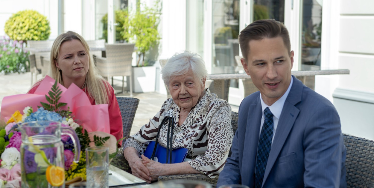 100 lat pani Eugenii Erenbrod. Fot. Archiwum UM w Bytomiu/Hubert Klimek