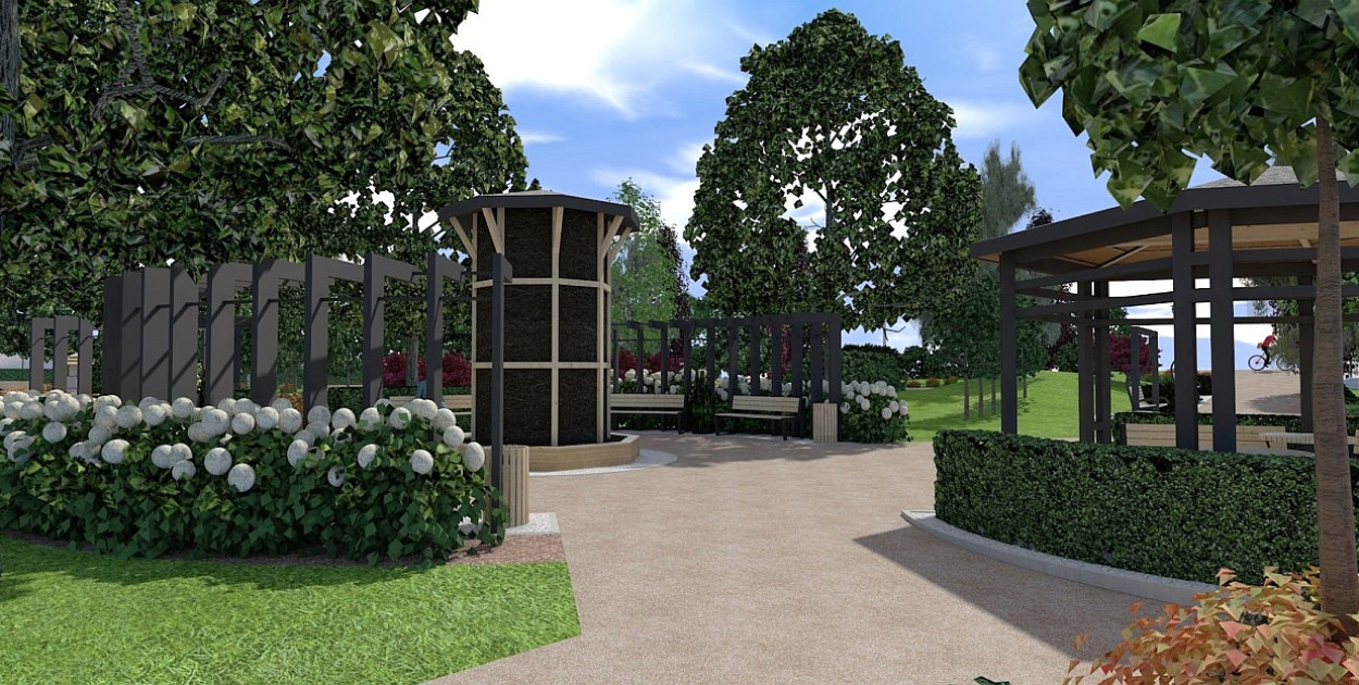 Tężnia i bulwar nad rzeką Mała Panew. Zobaczcie wizualizacje Kalet 