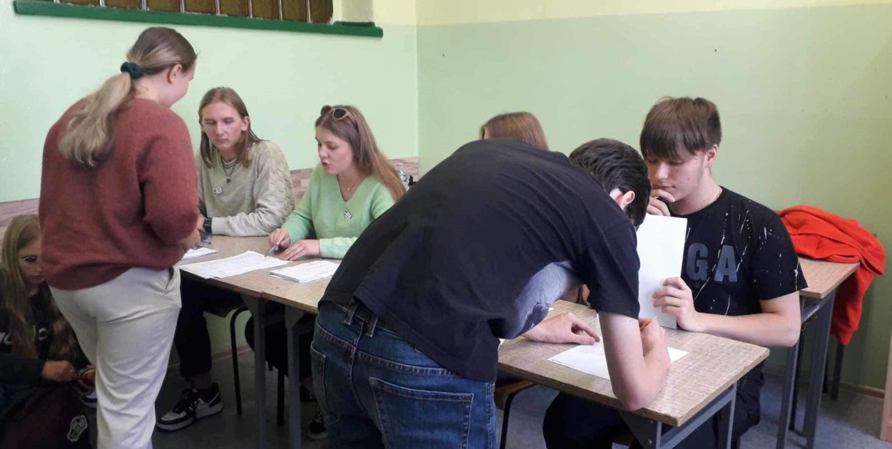 Wybory w Sempie. Fot. Archiwum szkoły 