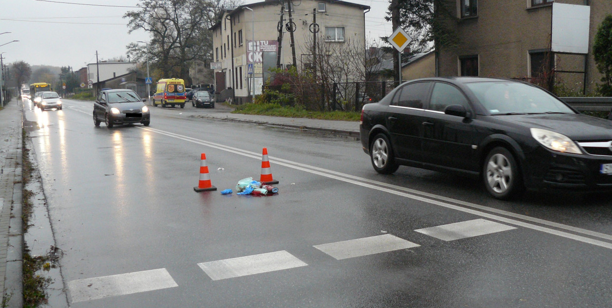 Tarnowskie Góry. Wypadek na ul. Korola. Fot. Agnieszka Reczkin