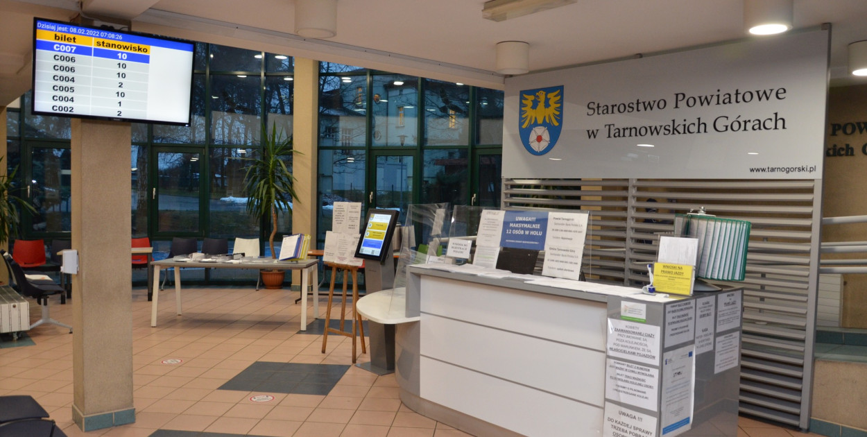 Praca jest m.in. w starostwie powiatiowym w Tarnowskich Górach. Fot. Archiwum starostwa