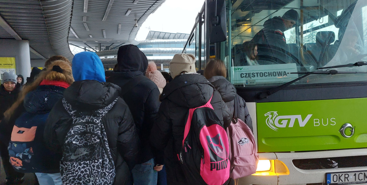 Z linii GTV BUS korzysta wielu uczniów. Fot. Agnieszka Reczkin