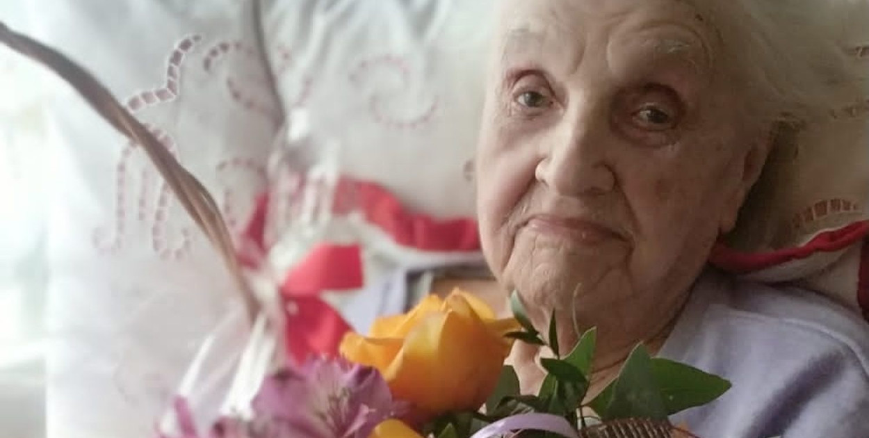 Szanowna jubilatka Elżbieta Szulc. Fot. Archiwum UM Miasteczko Śląskie