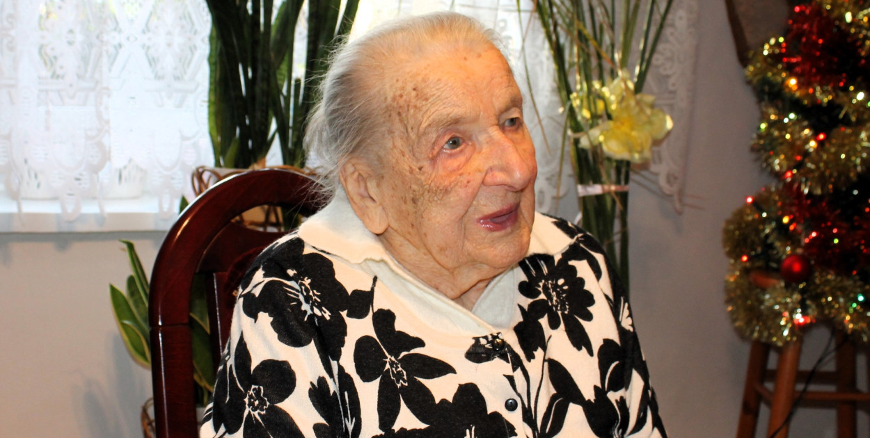 101-latka Stefania Stech. Fot. Archiwum UG Świerklaniec