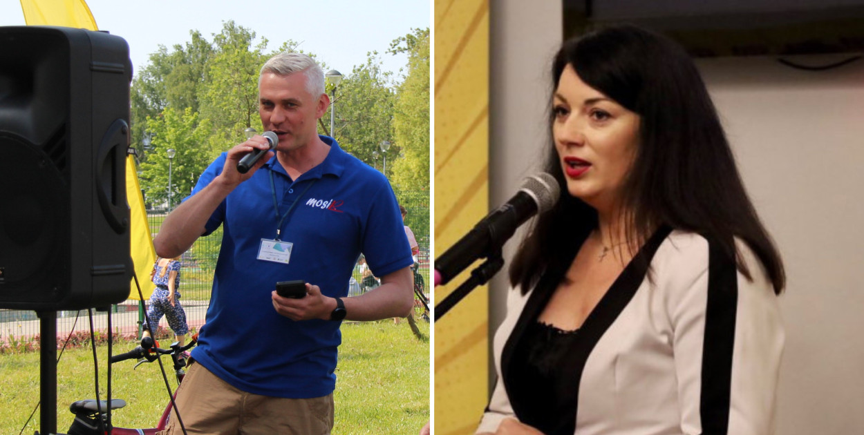 Grzegorz Zadęcki, Izabela Domogała Fot. Archiwum Gwarka/I. Domogały 