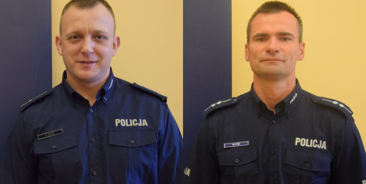 Młodszy aspirant Robert Cieślik przejął obowiązki dzielnicowego w Czarnej Hucie. Aspirant Mateusz Fox został dzielnicowym w Bobrownikach Śl.