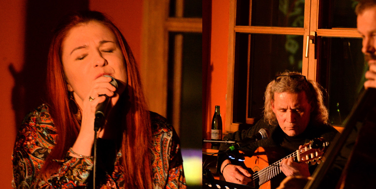 Zespół Wszystkiego Dobrego wystąpił w muzeum w składzie: Alicja Czura-Musialik – śpiew, Dominik Sławiński – gitara basowa, kontrabas, aranżacje, Jacek Swoboda – gitara, śpiew, muzyka, aranżacje.. Fot. Jarosław Myśliwski