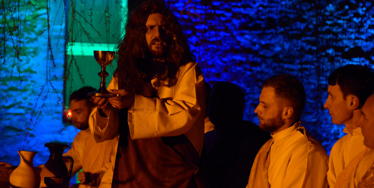 W niedzielę palmową, 24 marca w Miedarach zostanie wystawione Misterium Męki Pańskiej - Nie ma większej miłości....  Fot. Jarosław Myśliwski