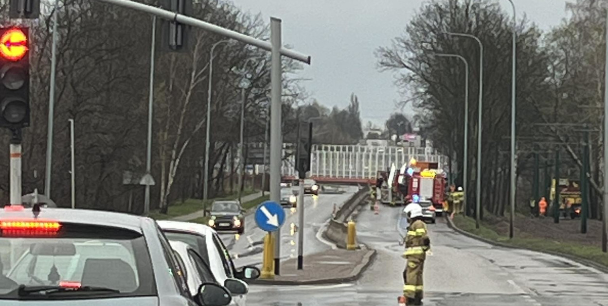 Nieprzejezdna była m.in. DK11 w okolicach M1 w Bytomiu. Fot. Katarzyna Majsterek