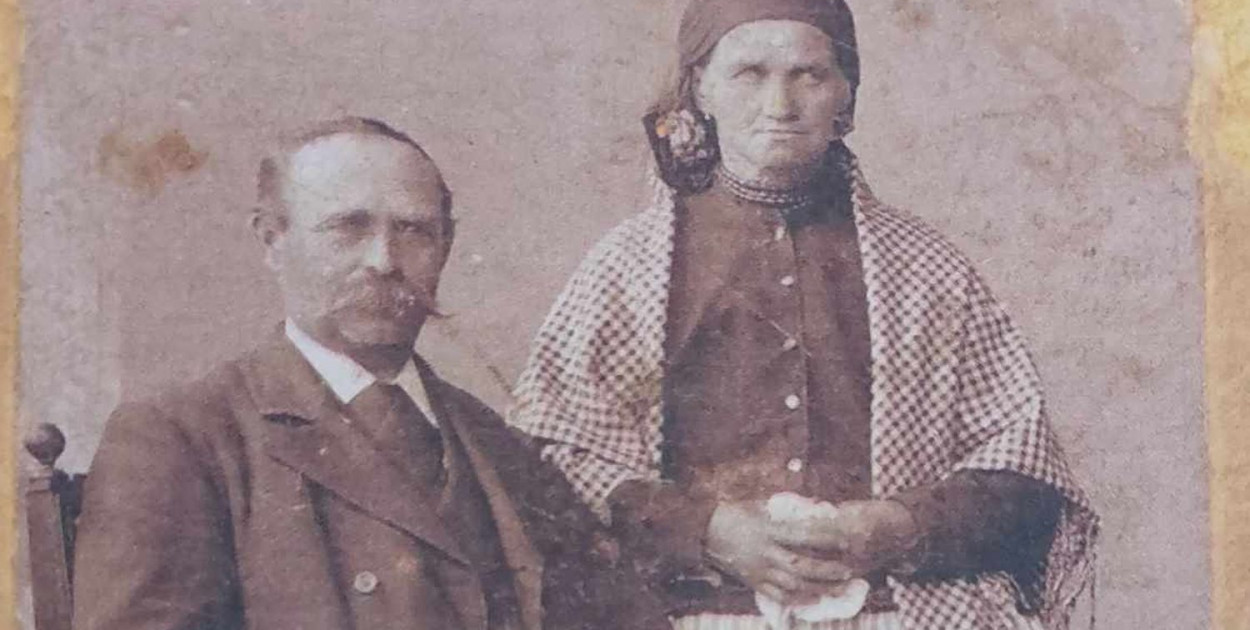 Autor pamiętnika Andrzej Bączkowicz z żoną Barbarą.  Fot. Archiwum prywatne