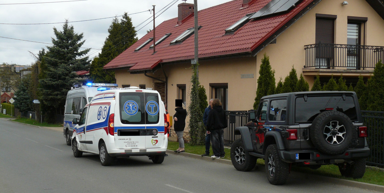 Kolizja na ul. Repeckiej. Fot. Agnieszka Reczkin 