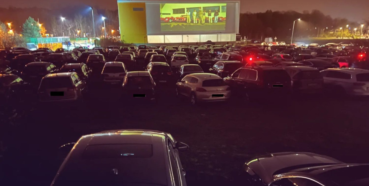 Wielkanocne Kino Samochodwe, 1 kwietnia. Fot. Dzięki uprzejmości R. Mrozka