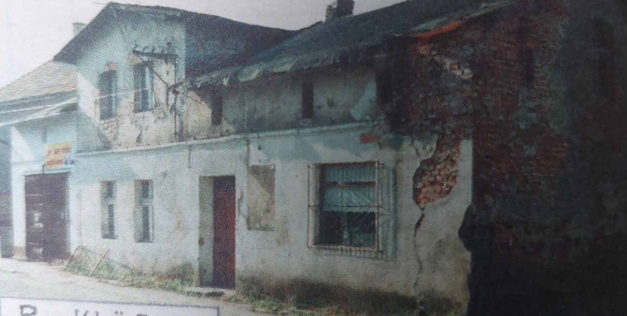 Dom w Tworogu, w którym był zakład fotograficzny Roberta Klasera. Fot. Archiwum