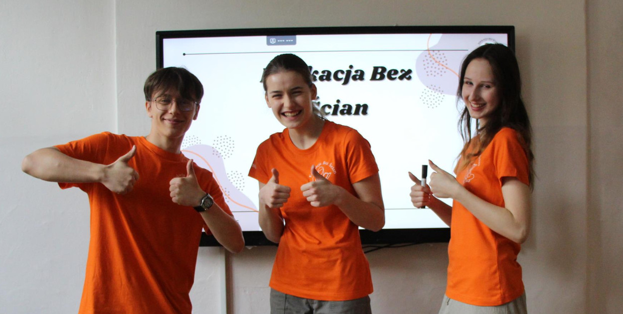 Milena Wozińska, Weronika Lis i Adam Kopyto. Fot. Alicja Jurasz