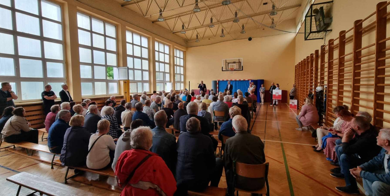 Zebranie wiejskie w Orzechu. Fot. FB Sołectwo Orzech