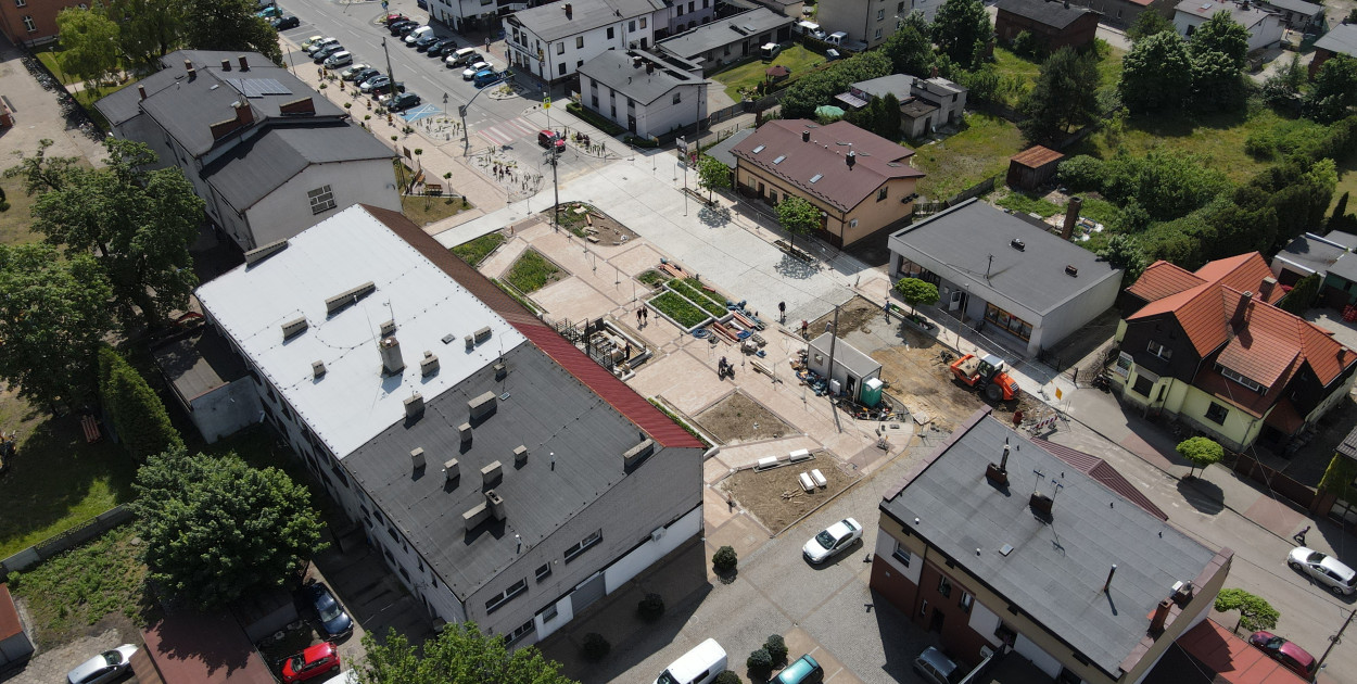 Kalety kończą przebudowę centrum. Tak teraz wygląda  plac budowy. Fot. Jarosław Myśliwski