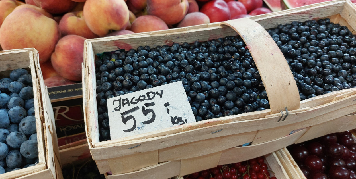 Ceny jagód sa bardzo wysokie. Fot. Agnieszka Reczkin