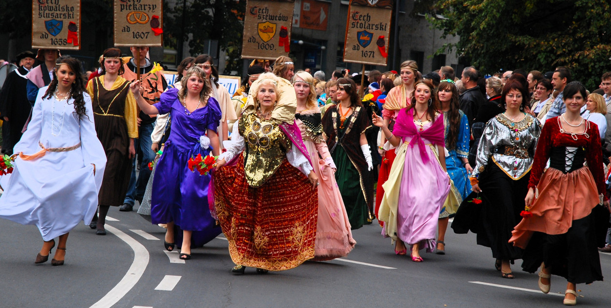 Tarnowskie Góry. Pochód w czasie Gwarków w 2010 r. Fot. Jarosław Myśliwski