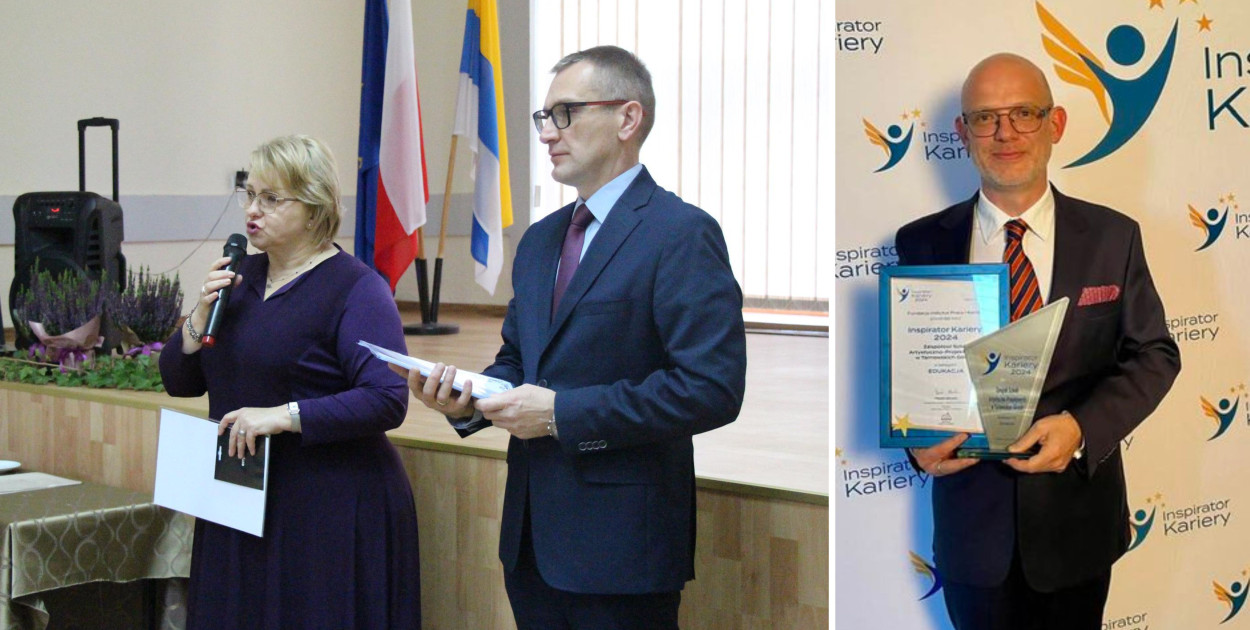 Kadencja Barbary Gierak-Pawlak kończy się 31 sierpnia. Nowym dyrektorem Sempy będzie Tomasz Tomaszewski. Po prawej Mateusz Jankowski. Fot. Gwarek/Archiwum starostwa 