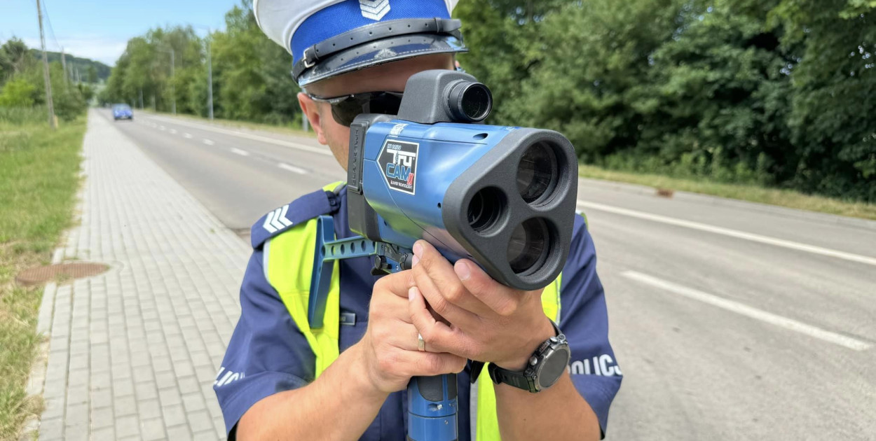 Dziś, 5 sierpnia, policjanci w całym kraju prowadzą akcję „Prędkość”. Fot. Archiwum policji