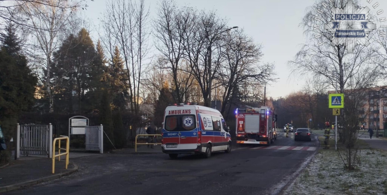 Tarnowskie Góry, Strzybnica. Potrącenie małego dziecka. Fot. Archiwum policji