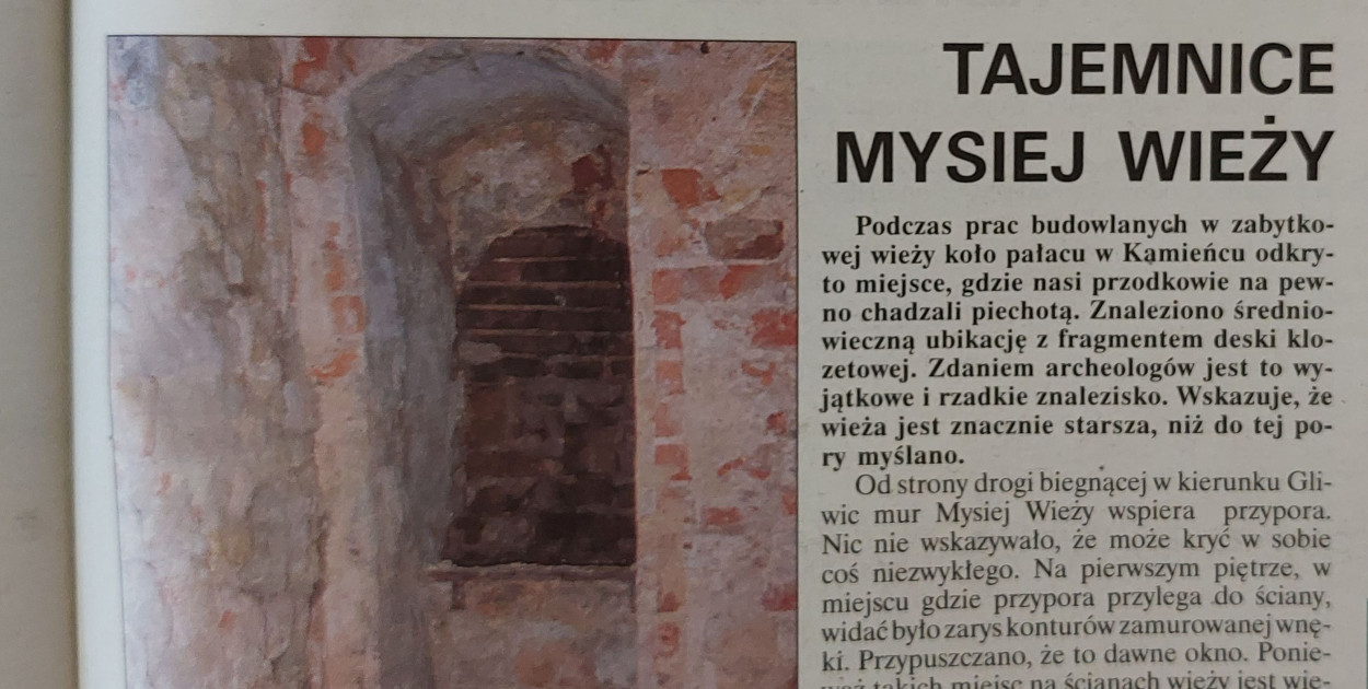 WC w Mysiej Wieży w Kamieńcu. Fot. Gabriel Kessner