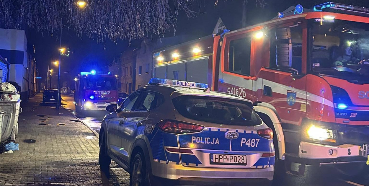 Akcja w Piekarach Śląskich. Fot. OSP Dąbrówka Wielka