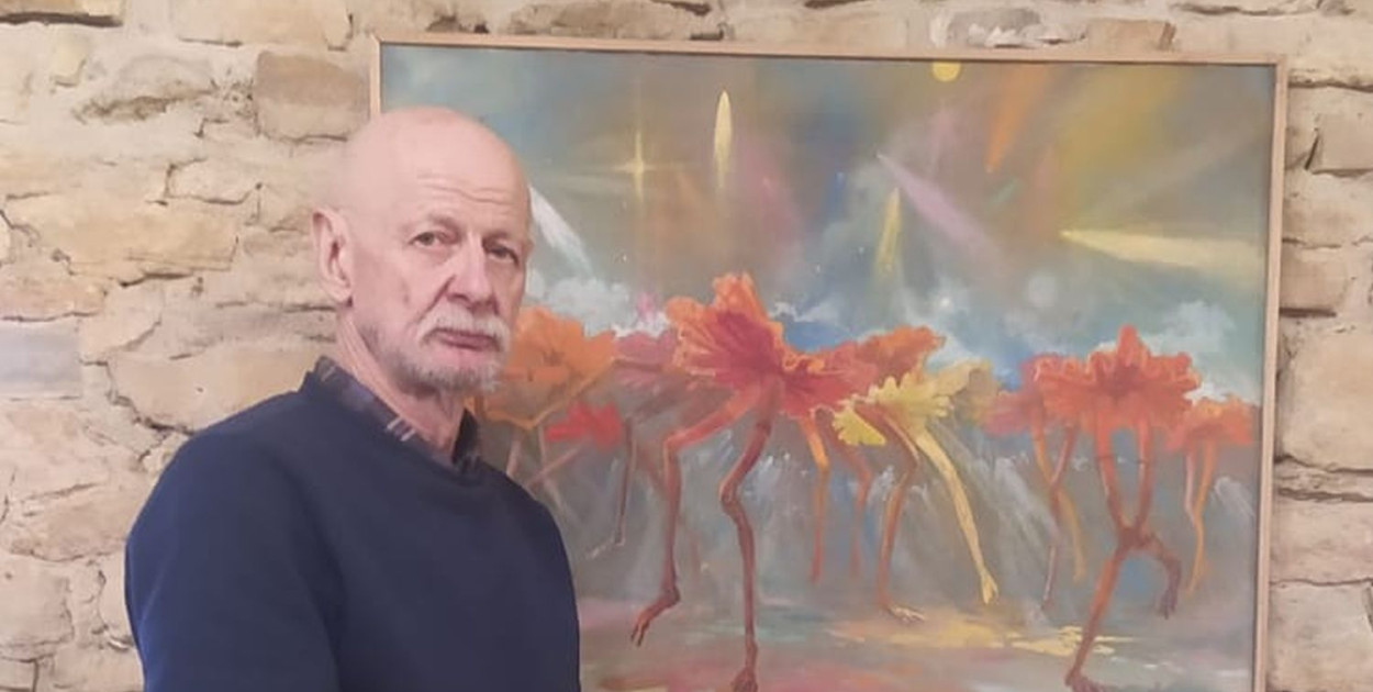 Obrazy Piotra Gregulskiego można zobaczyć w Spichlerzu von Donnersmarck w Żyglinku. Fot. Natalia Juszczak