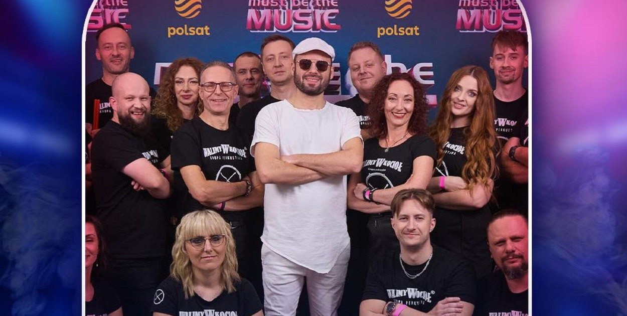 Paweł Słomiany z Tarnowskich Gór jest członkiem grupy perkusyjnej „Walimy w kocioł”. Fot. Archiwum Polsatu