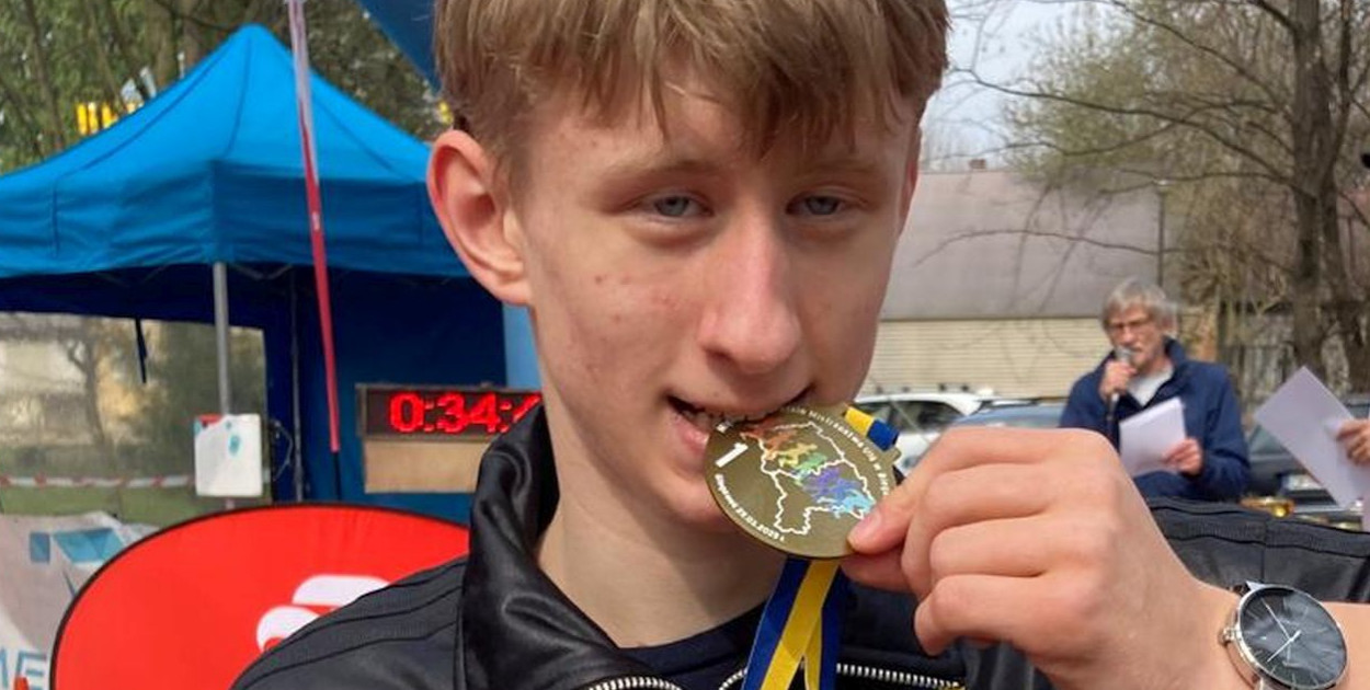 Tarnowskie Góry. Piotr Furmaniuk ze złotym medalem