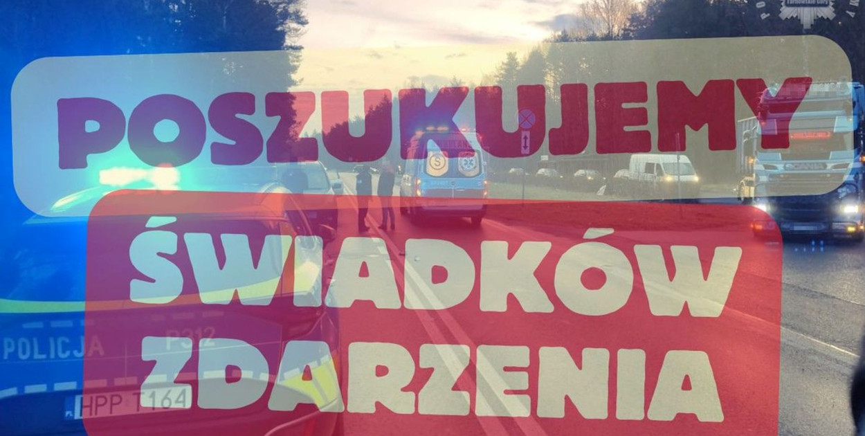 Policja z Tarnowskich Gór szuka świadków tragicznego wypadku na drodze wojewódzkiej numer 908 między Tarnowskimi Górami a Miasteczkiem Śląskim