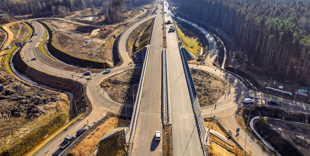 DK 78, obwodnica Zawiercia i Poręby. Fot. GDDKiA