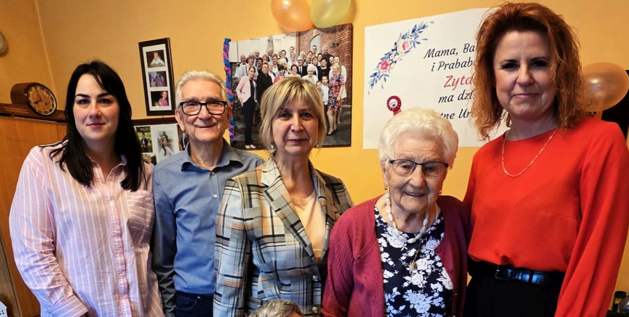 Zyta Ochman z Tarnowskich Gór skończyła dzisiaj 100 lat! Fot. UM Tarnowskie Góry