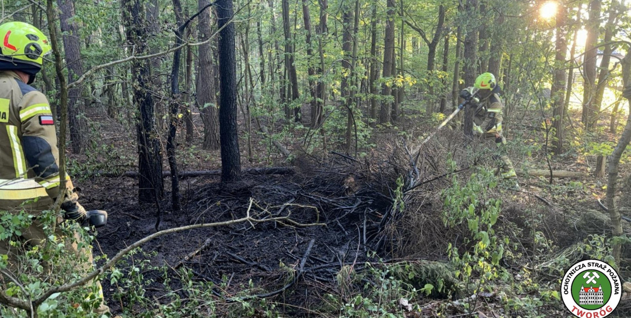 Sprawą zajmuje się policja. Fot. Archiwum OSP Tworóg