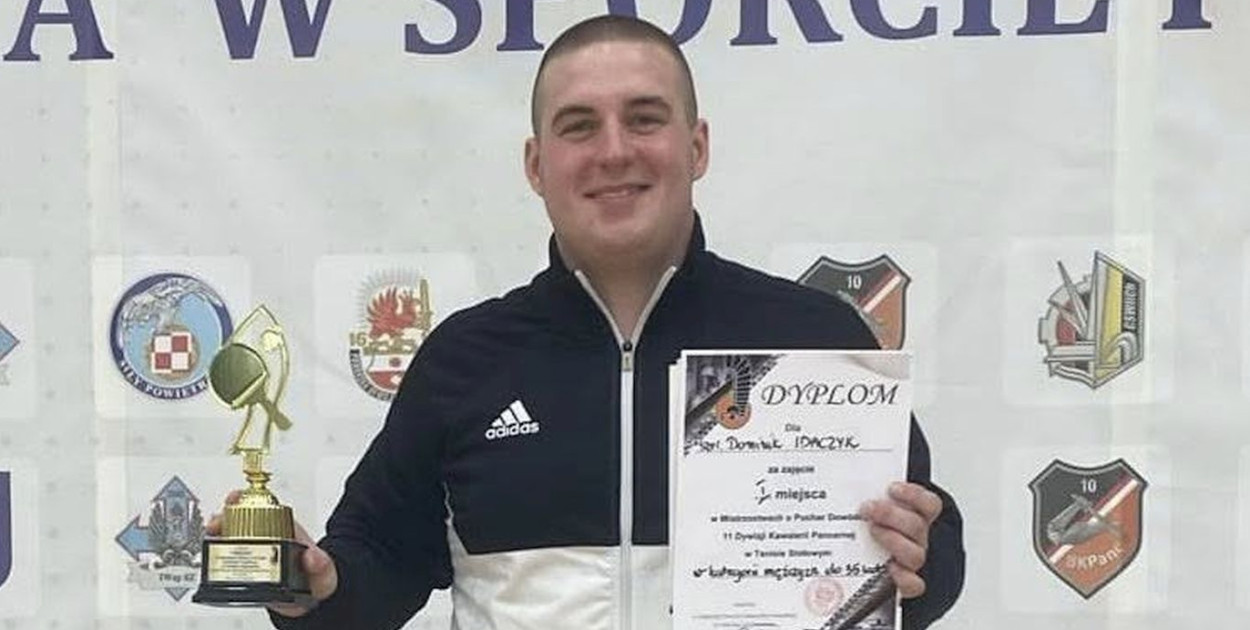  Dominik Idaczyk, zawodnik MKS Skarbek Tarnowskie Góry zaprezentował się znakomicie i wygrał zawody. Fot. MKS Skarbek 