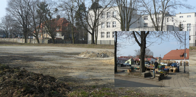 Tarnogórskie targowisko z ul. Szymały przeniesie się na ul. Cebuli. Fot. Agnieszka Reczkin