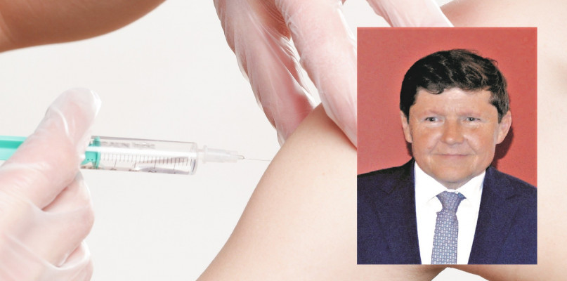 Burmistrz Kalet Klaudiusz Kandzia apeluje, żeby się szczepić przeciwko COVID-19. Fot. Pixabay/Gwarek 