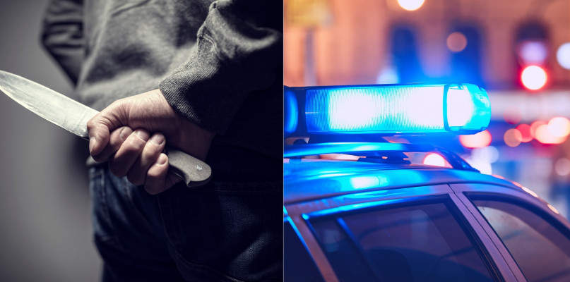 Policjanci zatrzymali 36-latka, który w Tarnowskich Górach zaatakował i ugodził nożem w szyję 41-latka. Fot. Canva.com