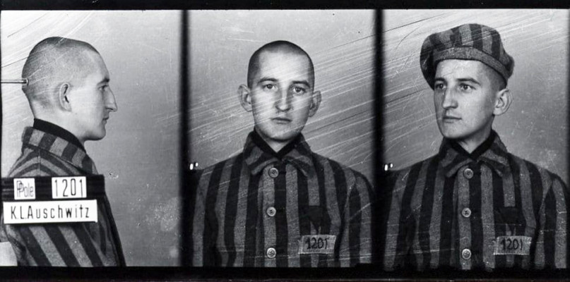 Franciszek Blachnicki podczas uwięzienia w KL Auschwitz. Fot. Wikipedia 