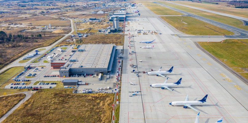 Lotnisko w Przywicach. Fot. Piotr Adamczyk, PR/KTW