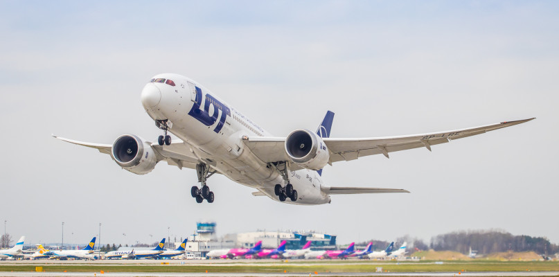 Z Pyrzowic do Dominikany będzie latał największy samolot PLL LOT.  Fot. Piotr Adamczyk/Katowice Airport