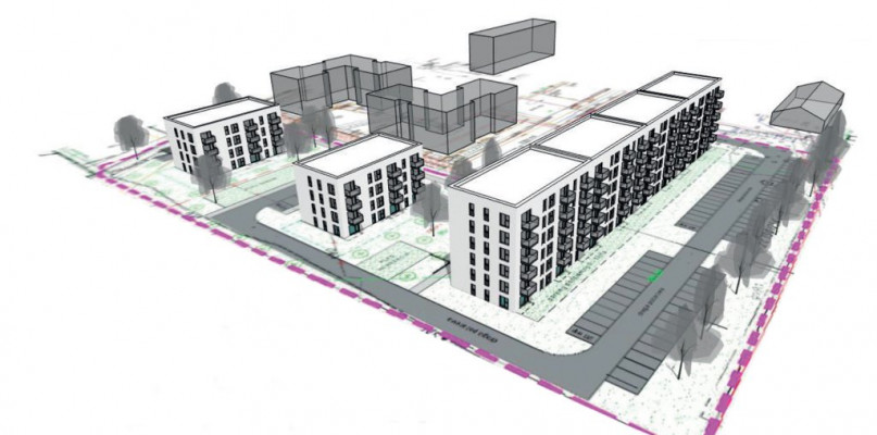 Mieszkania powstaną w Lasowicach. Fot. Archiwum UM w Tarnowskich Górach 