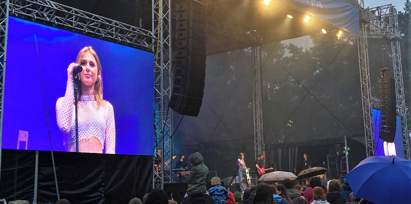 Roksana Węgiel wystąpiła na Festiwalu Życia w Kokotku. Fot. Aleksandra Klepacz