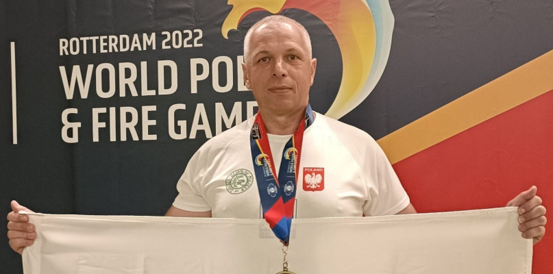W badmintonie w deblu Piotr Chrzęszczyk zdobył brązowy medal. Fot. Archiwum P. Chrzęszczyka