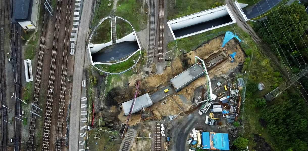 Tunel w Tarnowskich Górach będzie dużo droższy. Kolej zmieniła warunki. Fot. Jarosław Myśliwski