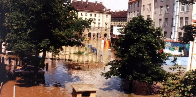 Serial skupia się na powodzi we Wrocławiu i okolicach. Fot. Archiwum UM w Wrocławiu 